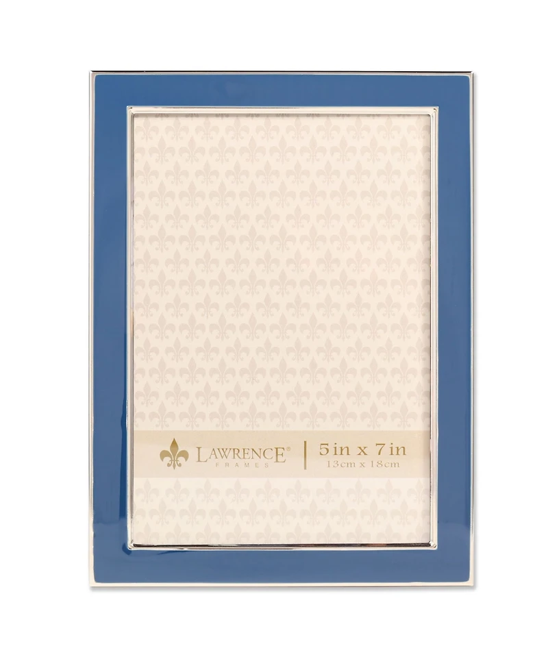 Lawrence Frames Navy Enamel Picture Frame - 5" x 7"