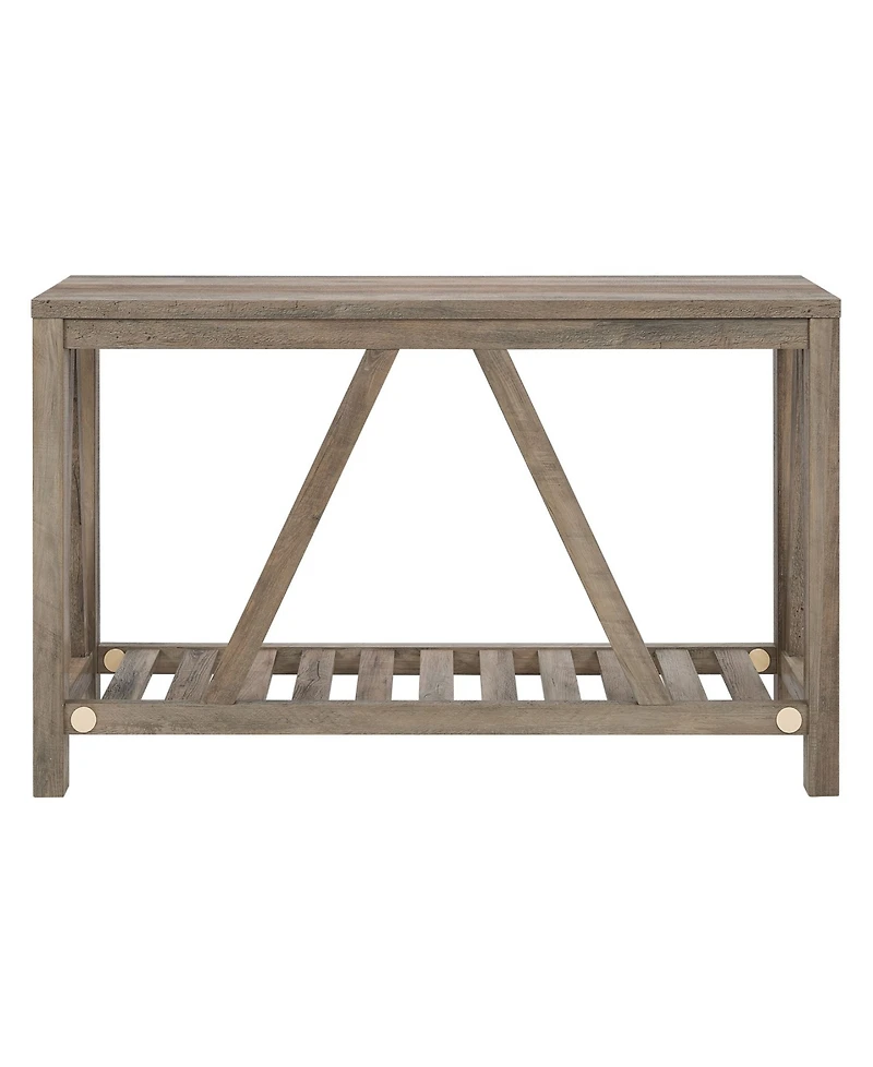 52" Modern Farmhouse Entryway Table