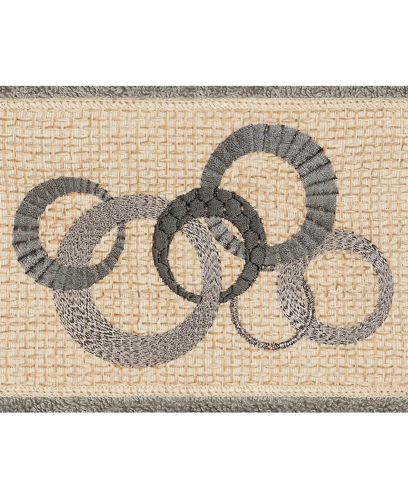 Linum Home Turkish Cotton Annabelle Embellished Hand Towel
