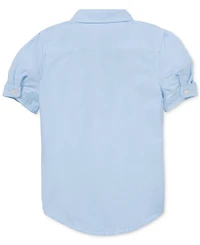 Polo Ralph Lauren Little Girls Short Sleeve Solid Oxford Top