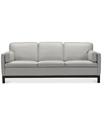 Closeout! Virton 87" Leather Sofa, Created for Macy's