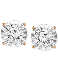 TruMiracle Diamond Stud Earrings (1-1/4 ct. t.w.) 14k White, Yellow or Rose Gold