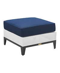 Tommy Hilfiger Hampton Outdoor Ottoman with Cushion