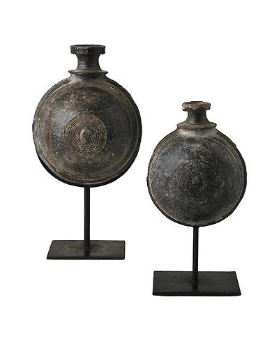 Global Views Antique Camel Water Pot on Stand Large