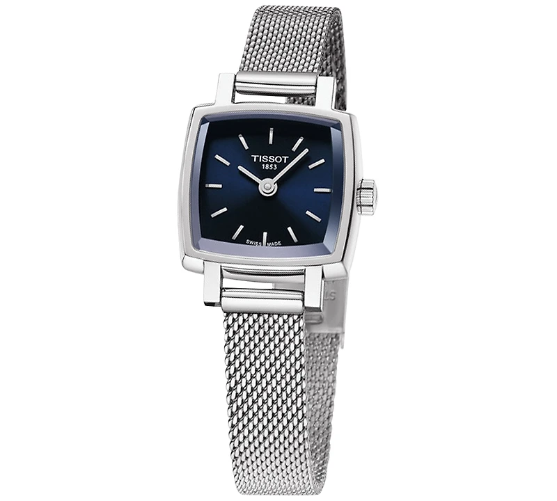Tissot Women's Swiss T-Lady Lovely Stainless Steel Mesh Bracelet Watch 20mm
