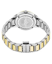 Alexander Watch AD204B-04, Ladies Quartz Moonphase Date Watch with Yellow Gold Tone Stainless Steel Case on Yellow Gold Tone Stainless Steel Bracelet
