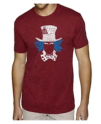 La Pop Art Mens Premium Blend Word T-Shirt - The Mad Hatter