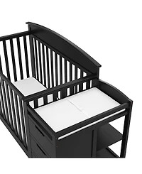 Graco Benton 4-in-1 Convertible Crib and Changer (Pebble Gray)