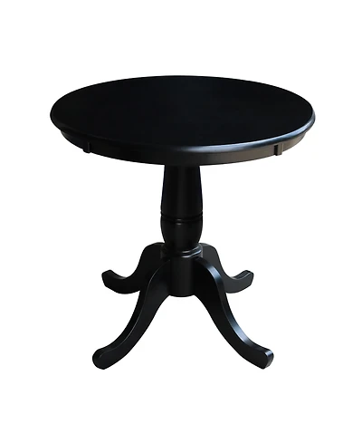 International Concepts 30" Round Top Pedestal Table- 28.9"H