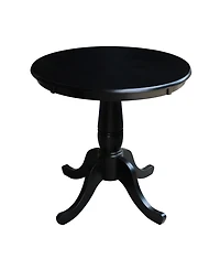 International Concepts 30" Round Top Pedestal Table- 28.9"H