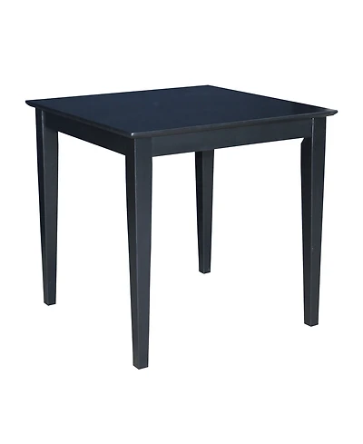 International Concepts Solid Wood Top Table