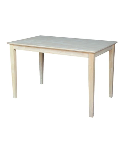 International Concepts Solid Wood Top Table