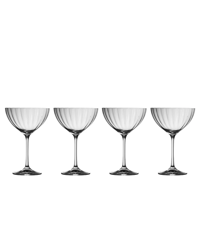 Erne Saucer Champagne Glass Set of 4