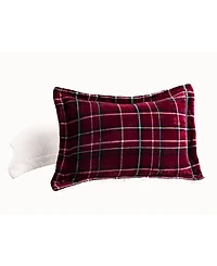 Elegant Comfort Plaid Micromink/Sherpa Reversible Down Alternative Microsuede 3-Pc. Comforter Sets, Full/Queen