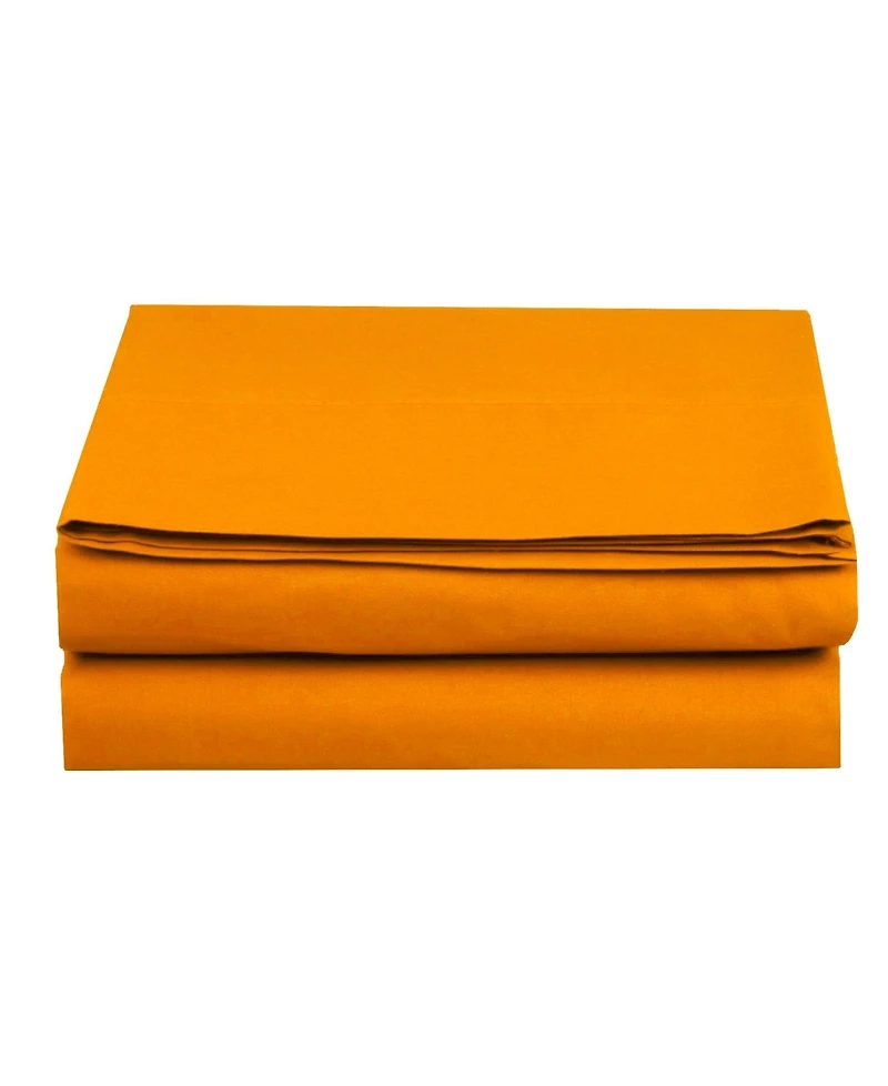 Elegant Comfort Silky Soft Flat Sheet