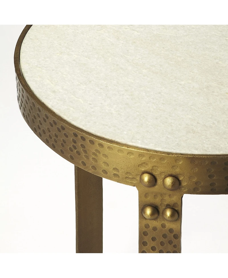 Butler Elton Marble and Metal Table
