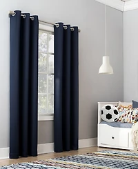 Riley Kids Bedroom Blackout Grommet Curtain Panel