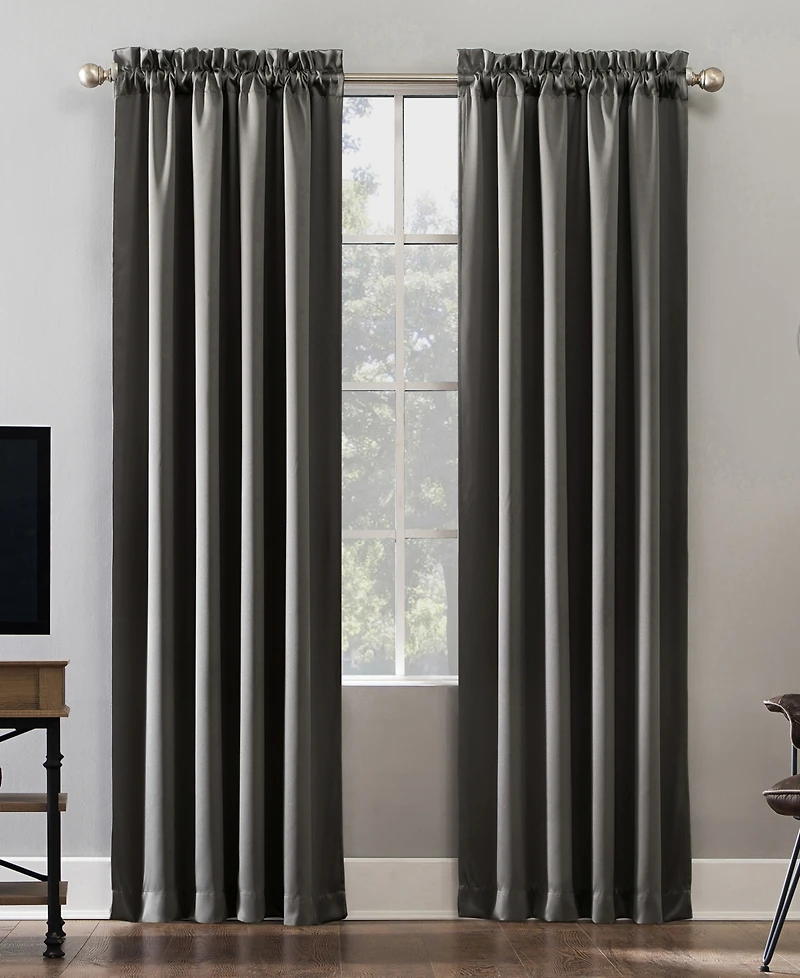 Oslo Theater Grade Extreme 100% Blackout Rod Pocket Curtain Panel