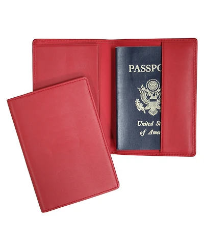 Men's Royce New York Classic Rfid Blocking Passport Case