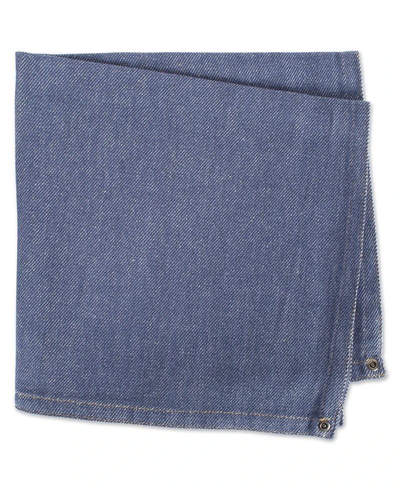 Denim Embroidered Jeans Napkin, Set of 6