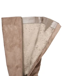 Journee Collection Women's Leeda Lace Up Detail Knee High Boots