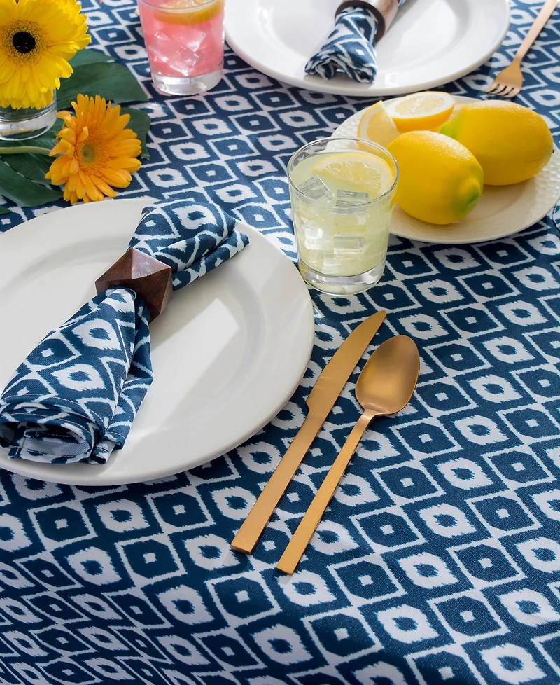 Ikat Outdoor Tablecloth 60" x 84"