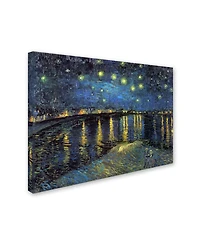 Vincent Van Gogh 'The Starry Night Ii' Canvas Art - 24" x 18"