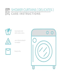 Lush Decor Riley Shower Curtain, 72" x