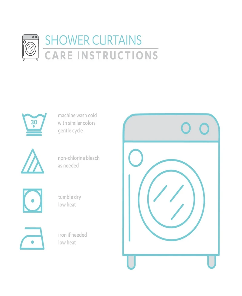 Lush Decor Bayview Shower Curtain, 72" x