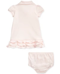 Polo Ralph Lauren Baby Girls Ruffled Pony Printed Dress