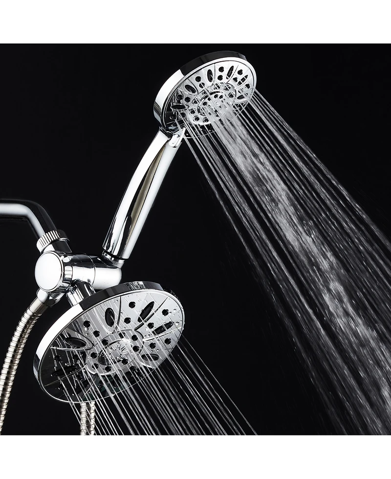AquaDance High Pressure 3-way Rainfall Combo Shower Head