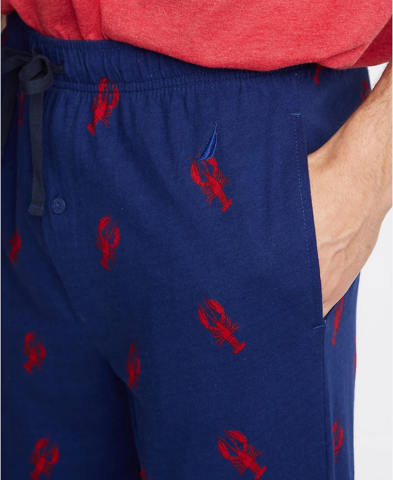 Nautica Men's Printed Cotton Pajama Pants