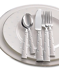kate spade new york Larabee Dot 20 Piece Flatware Set, Service for 4