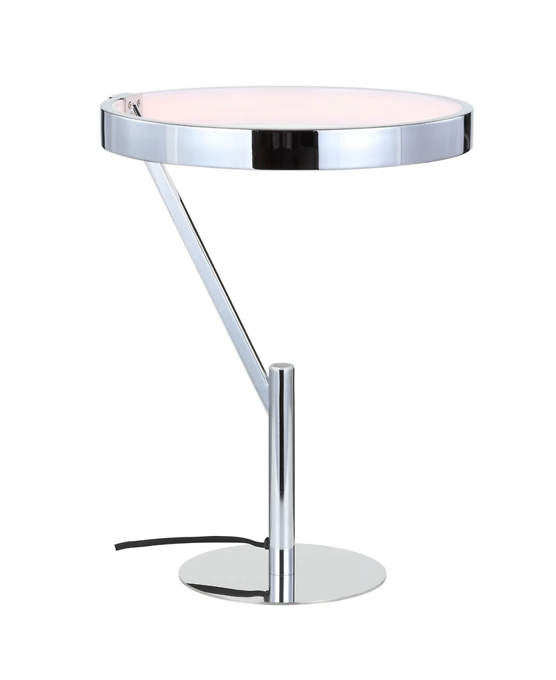 Jonathan Y Owen 18" Integrated Led Metal Table Lamp