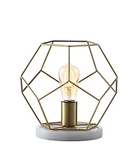 Jonathan Y James 10" Metal/Marble Led Table Lamp