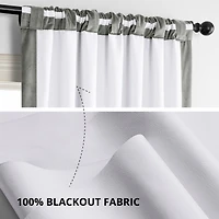 Half Price Drapes Silver Grey Signature Velvet Blackout Curtain