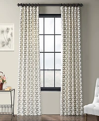 Half Price Drapes Illusions Geometric Printed Cotton Room Darkening Curtain