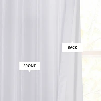 Half Price Drapes Ice Vintage Textured Faux Dupioni Silk Blackout Curtain