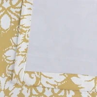 Half Price Drapes Lacuna Sun Floral Printed Cotton Room Darkening Curtain