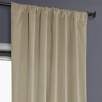 Half Price Drapes Heritage Plush Velvet Room Darkening Curtain
