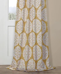 Half Price Drapes Meridian Damask Room Darkening Curtain