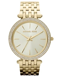 Michael Kors Women's Darci Gold-Tone Stainless Steel Bracelet Watch 39mm MK3191