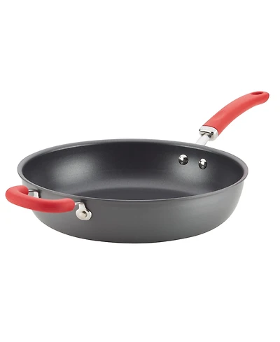 Rachael Ray Create Delicious Hard-Anodized Aluminum 12.5" Nonstick Deep Skillet
