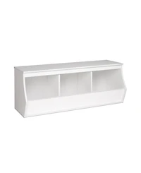 Prepac Monterey Stackable 3-Bin Storage Cubbie