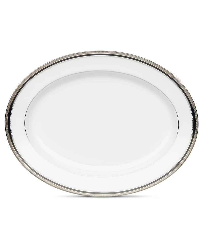 Noritake Dinnerware, Austin Platinum Oval Platter