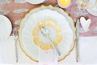 Vietri Incanto Stone Ruffle Dinnerware Collection