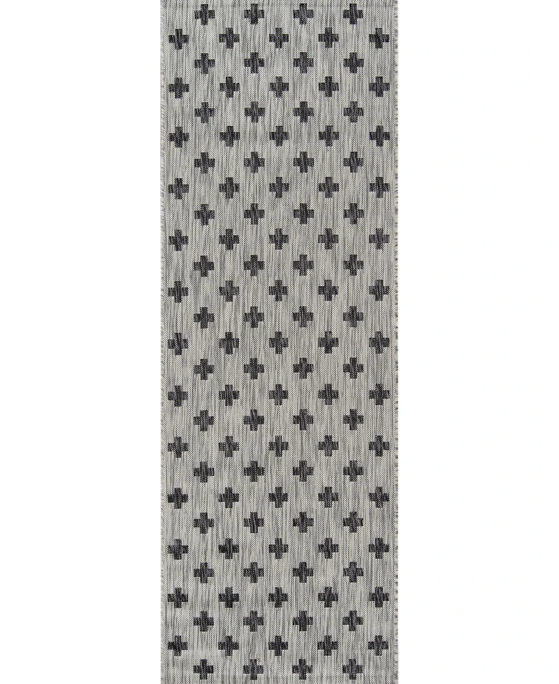 Novogratz Villa Vi- Gray 3'3" x 5' Outdoor Area Rug