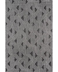 Novogratz Villa Vi-06 Charcoal 5'3" x 7'6" Outdoor Area Rug