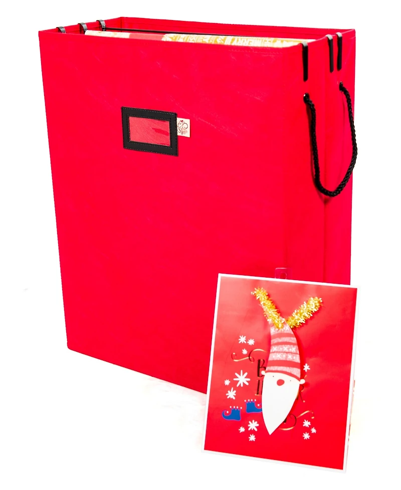 Santa's Bag Gift Bag Organizer & Tissue Paper Storage Box