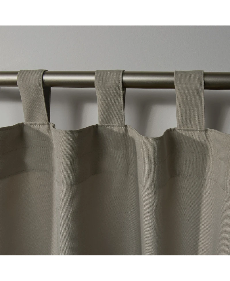 Exclusive Home Indoor/Outdoor Solid Cabana Tab Top Curtain Panel Pair, 54" x 108"